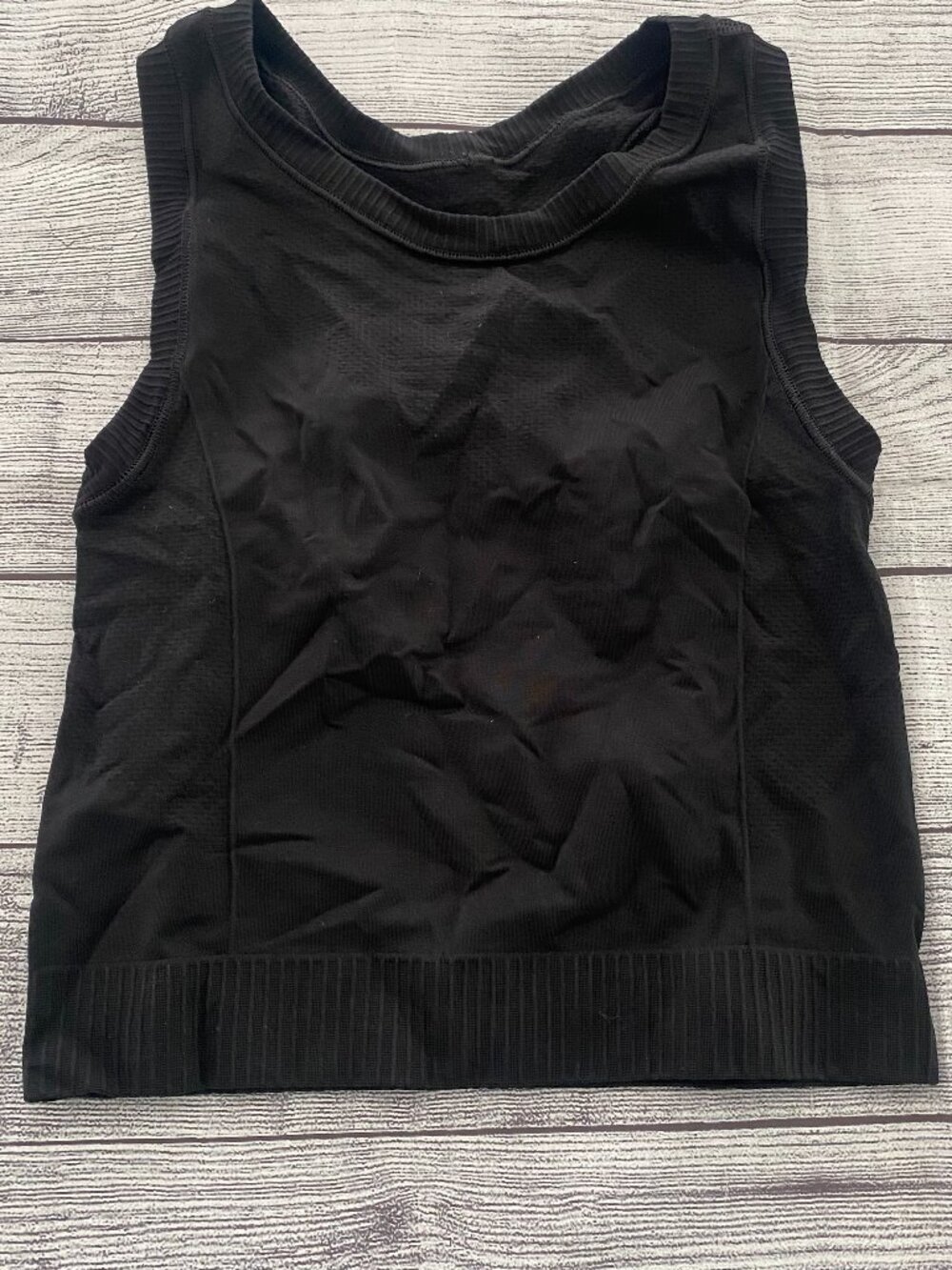 Old Navy Active Kids Sleeveless Tank Workout Moisture Wicking Seamless Black XS